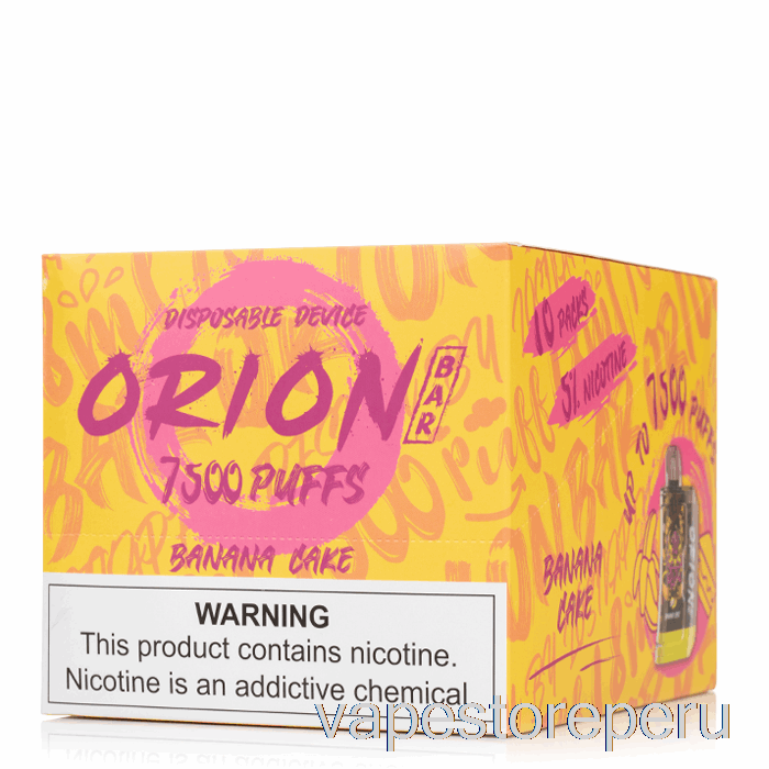 Vape Peru [paquete De 10] Vape Perdido Orion Bar 7500 Desechable